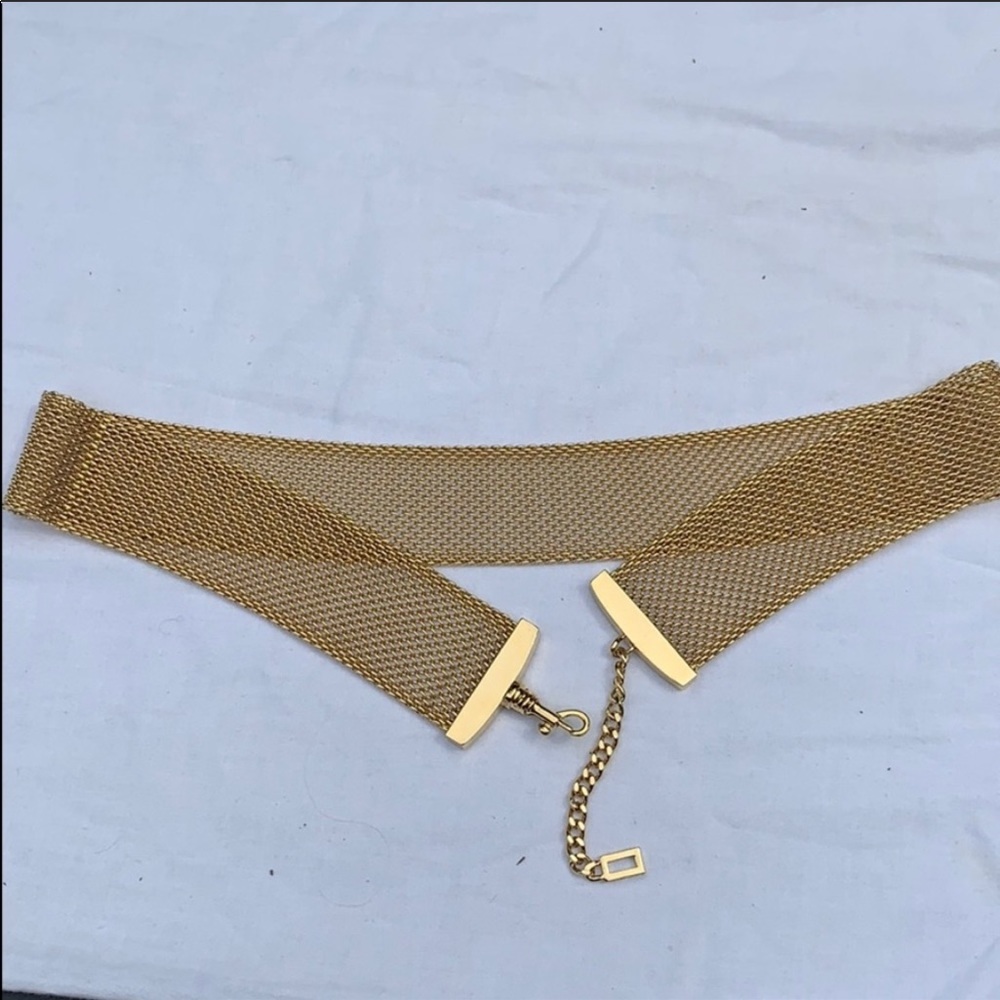 St. John Gold Mesh Chain Belt